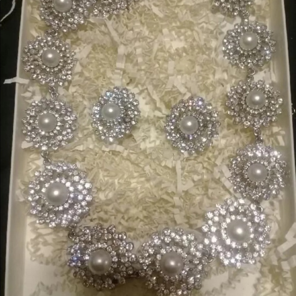Silver jewelry set
